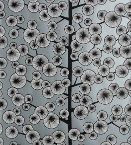 Cotton Tree Metallic Wallpaper by MissPrint Gunmetal Cotton Tree Metallic Wallpaper by MissPrint Gunmetal