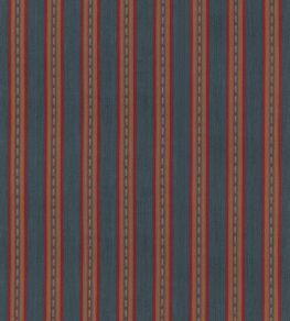 Country Stripe Fabric by Mulberry Home Teal Country Stripe Fabric by Mulberry Home Teal