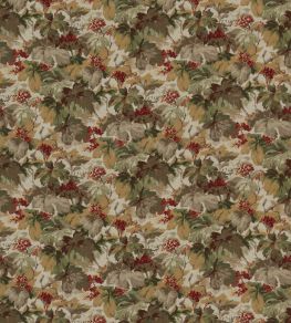 Country Walk Fabric by Mulberry Home Red/Green Country Walk Fabric by Mulberry Home Red/Green