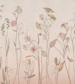 Countryside Mural by Coordonne Pink Countryside Mural by Coordonne Pink