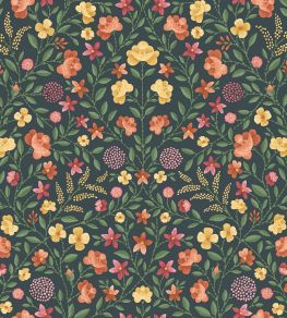 Court Embroidery Wallpaper by Cole & Son Marigold Court Embroidery Wallpaper by Cole & Son Marigold