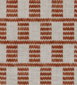 Cove Fabric by Fermoie Rust