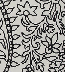 Crazy Paisley Fabric by Vanderhurd Black & White Crazy Paisley Fabric by Vanderhurd Black & White