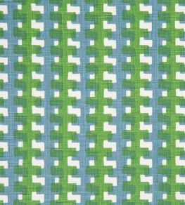Cremaillere Fabric by Christopher Farr Cloth Green