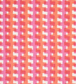 Cremaillere Fabric by Christopher Farr Cloth Hot Pink
