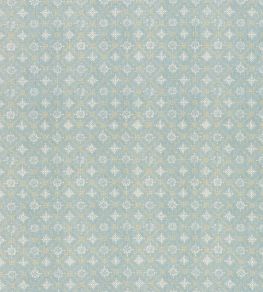 Croft Trellis Fabric by Mulberry Home Old Blue Croft Trellis Fabric by Mulberry Home Old Blue