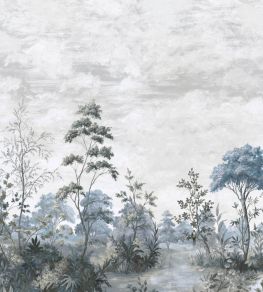 Cumbria Mural by Anna French Spa Blue on Pearl