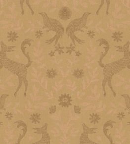 Curious Creatures Wallpaper by Eijffinger Ochre