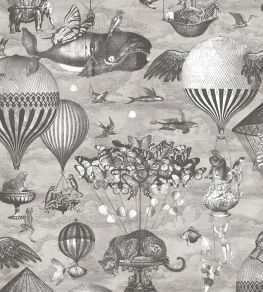 Curious Skies Wallpaper by Brand McKenzie Black / White Curious Skies Wallpaper by Brand McKenzie Black / White