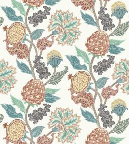 Cynara Wallpaper by Osborne & Little Chestnut/Eucalyptus