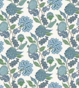 Cynara Fabric by Osborne & Little Denim/Apple