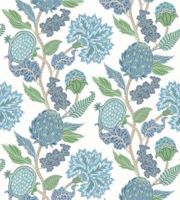 Cynara Wallpaper by Osborne & Little Denim/Apple Cynara Wallpaper by Osborne & Little Denim/Apple