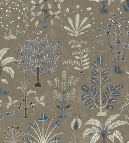 Cynthia Wallpaper by Josephine Munsey Mushroom and Blue Cynthia Wallpaper by Josephine Munsey Mushroom and Blue