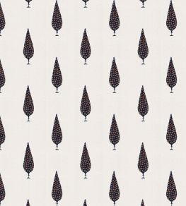 Cypress Fabric by JORO Navy/Cocoa