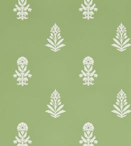 Dabu Wallpaper by Sanderson Botany Green