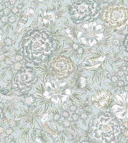 Dagmar Wallpaper by Borastapeter Blue Dagmar Wallpaper by Borastapeter Blue