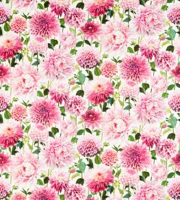 Dahlia Fabric by Harlequin Blossom / Emerald / New Beginnings Dahlia Fabric by Harlequin Blossom / Emerald / New Beginnings
