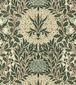 Daisy & Oak Wallpaper by Morris & Co Sage/Forest Daisy & Oak Wallpaper by Morris & Co Sage/Forest