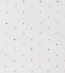 Daisy Dots Fabric by Scion Honey Daisy Dots Fabric by Scion Honey