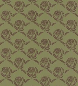 Daisy Wallpaper by Langelid Von Bromssen Arbour Green Daisy Wallpaper by Langelid Von Bromssen Arbour Green