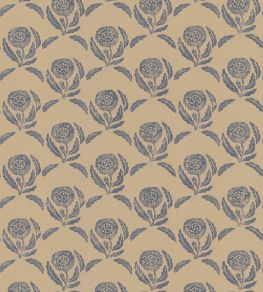 Daisy Wallpaper by Langelid Von Bromssen Denim Daisy Wallpaper by Langelid Von Bromssen Denim