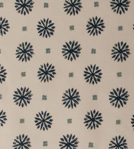 Daisy Fabric by Titley and Marr Indigo Daisy Fabric by Titley and Marr Indigo