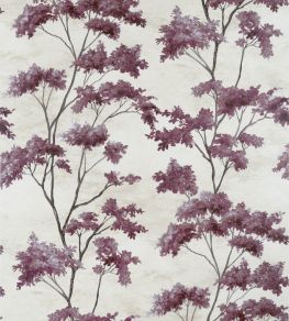 Dalton Wallpaper by Anna French Eggplant on Pearl Dalton Wallpaper by Anna French Eggplant on Pearl
