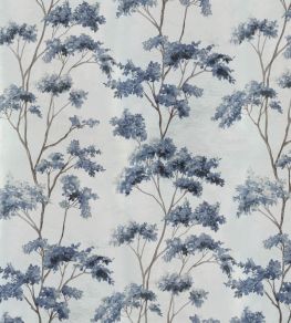 Dalton Fabric by Anna French Grey and Spa Blue Dalton Fabric by Anna French Grey and Spa Blue