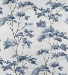Dalton Wallpaper by Anna French Spa Blue on Pearl Dalton Wallpaper by Anna French Spa Blue on Pearl