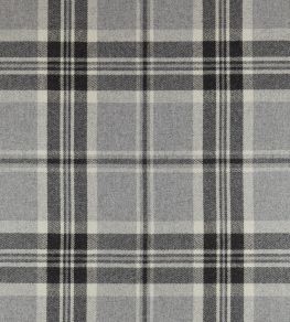 Dalwhinnie Fabric by The Isle Mill Charcoal Dalwhinnie Fabric by The Isle Mill Charcoal