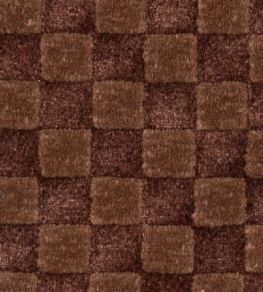 Damask Checks Fabric by JORO T6-Plum