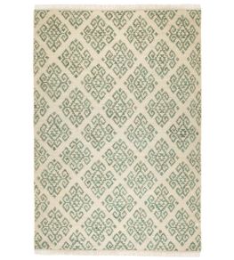 Damask Rug by GP & J Baker Aqua Damask Rug by GP & J Baker Aqua