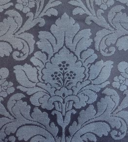 Damask Orlando Fabric by Marvic Midnight Damask Orlando Fabric by Marvic Midnight