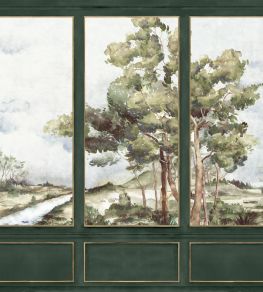 Damaskus View Mural by Coordonne Emerald Damaskus View Mural by Coordonne Emerald