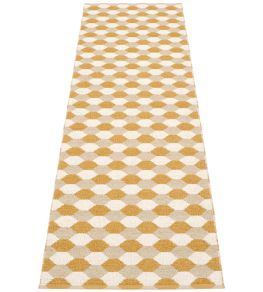 Dana Runner Rug by Pappelina Ochre/Beige/Vanilla Dana Runner Rug by Pappelina Ochre/Beige/Vanilla