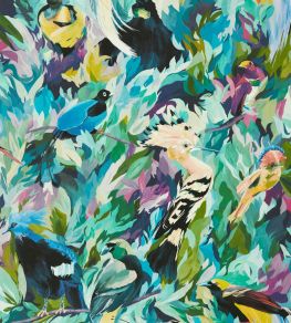 Dance Of Adornment Wallpaper by Harlequin Wilderness / Nectar / Pomegranate Dance Of Adornment Wallpaper by Harlequin Wilderness / Nectar / Pomegranate