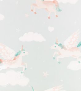 Dancing Unicorns Wallpaper by Villa Nova Blue