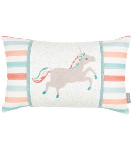Dancing Unicorns Cushion 30 x 50cm by Villa Nova Pink Dancing Unicorns Cushion 30 x 50cm by Villa Nova Pink