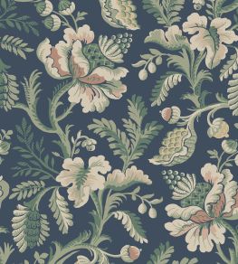 Daphne Wallpaper by Sandberg Midnight Blue Daphne Wallpaper by Sandberg Midnight Blue