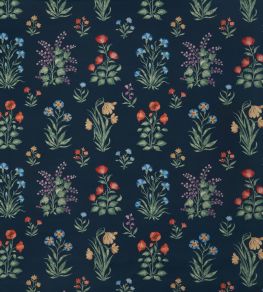 Dapuri Fabric by Nina Campbell Navy