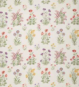 Dapuri Fabric by Nina Campbell Multi Dapuri Fabric by Nina Campbell Multi