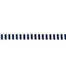 Dash Tape Trimming by Thibaut Navy on White Dash Tape Trimming by Thibaut Navy on White