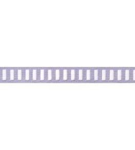 Dash Tape Trimming by Thibaut White on Lilac Dash Tape Trimming by Thibaut White on Lilac