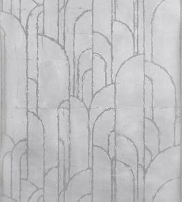 Deco Moon Wallpaper by Thibaut Silver Deco Moon Wallpaper by Thibaut Silver