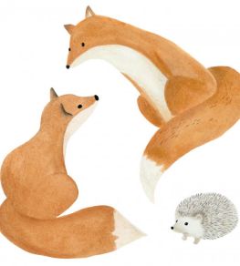 Decor Pre-Encolle Fox Mural by Casadeco Roux