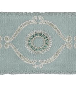 Delano Classic Braid Trimming by Colefax and Fowler Aqua Delano Classic Braid Trimming by Colefax and Fowler Aqua