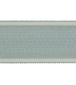 Delano Herringbone Braid Trimming by Colefax and Fowler Aqua Delano Herringbone Braid Trimming by Colefax and Fowler Aqua