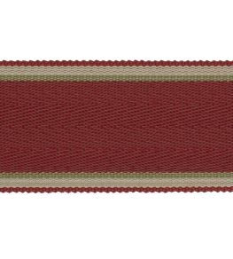 Delano Herringbone Braid Trimming by Colefax and Fowler Red/Green Delano Herringbone Braid Trimming by Colefax and Fowler Red/Green