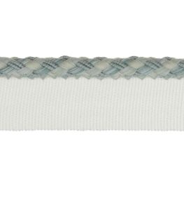 Delano Small Braided Rope Trimming by Colefax and Fowler Aqua Delano Small Braided Rope Trimming by Colefax and Fowler Aqua