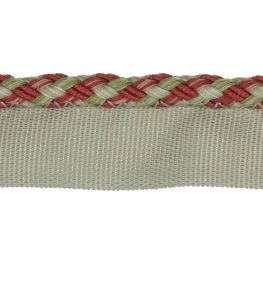 Delano Small Braided Rope Trimming by Colefax and Fowler Red/Green Delano Small Braided Rope Trimming by Colefax and Fowler Red/Green